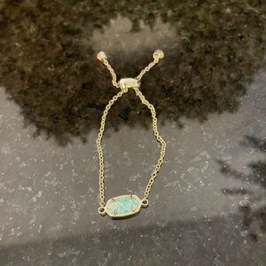 Kendra Scott  Gold and Turquoise adjustable Bracelet